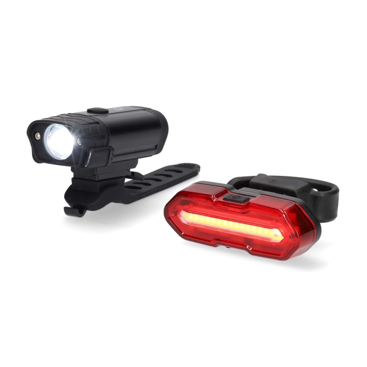 Nedis Bicycle Light | Battery Powered | 5 V DC | 3 W | Batteries included | Rechargeable | 100 m | 110 ° in the group Sport, leisure & Hobby / Sports equipment / Bicycle accessories / Bicycle lighting at TP E-commerce Nordic AB (C67659)