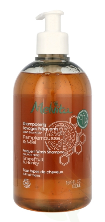 Melvita Frequent Wash Shampoo 500 ml in the group BEAUTY & HEALTH / Hair & Styling / Hair care / Schampoo at TP E-commerce Nordic AB (C67787)