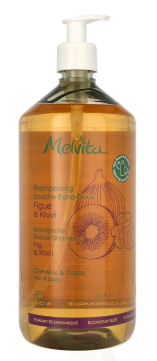 Melvita Extra-Gentle Shower Shampoo 1000 ml in the group BEAUTY & HEALTH / Hair & Styling / Hair care / Schampoo at TP E-commerce Nordic AB (C67807)