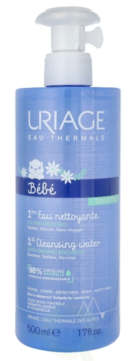 Uriage Bebe 1st Cleansing Water 500 ml in the group BEAUTY & HEALTH / Skin care / Body health / Bath & Shower gels at TP E-commerce Nordic AB (C67808)