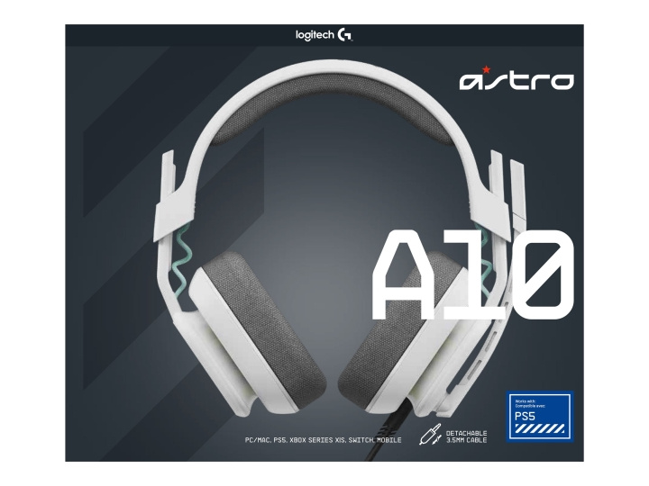 Astro Gaming A10 Gen 2 Kabelheadset Vit in the group COMPUTERS & PERIPHERALS / GAMING / Headset at TP E-commerce Nordic AB (C67837)