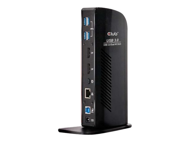 Club 3D USB 3.0 Dual Display 4K60Hz Dock in the group COMPUTERS & PERIPHERALS / Laptops & accessories / Docking station at TP E-commerce Nordic AB (C67882)