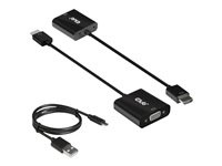 Club 3D Video Interface Converter HDMI / VGA Black in the group HOME ELECTRONICS / Cables & Adapters / HDMI / Adapters at TP E-commerce Nordic AB (C67899)