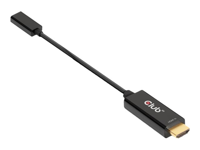 Club 3D Videoadapterkabel HDMI / USB 22cm Black in the group HOME ELECTRONICS / Cables & Adapters / HDMI / Adapters at TP E-commerce Nordic AB (C67921)