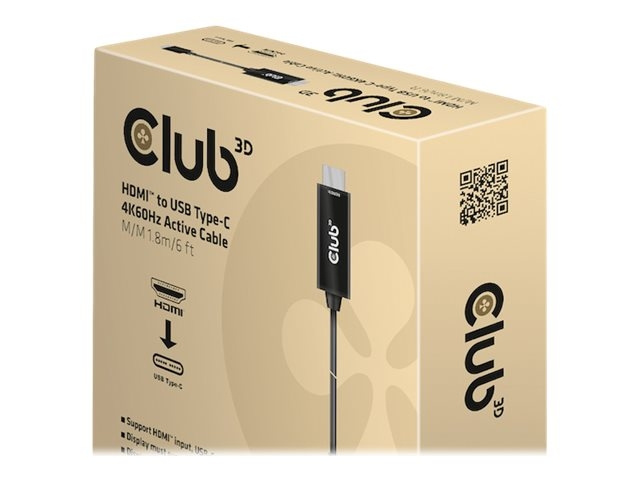 Club 3D Video adapter cable DisplayPort / HDMI 1.8m Black in the group HOME ELECTRONICS / Cables & Adapters / HDMI / Adapters at TP E-commerce Nordic AB (C67922)