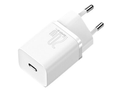 Baseus Power Supply Adapter 20Watt Power 2-pin in the group SMARTPHONE & TABLETS / Chargers & Cables / Wall charger / Wall charger USB-C at TP E-commerce Nordic AB (C67962)