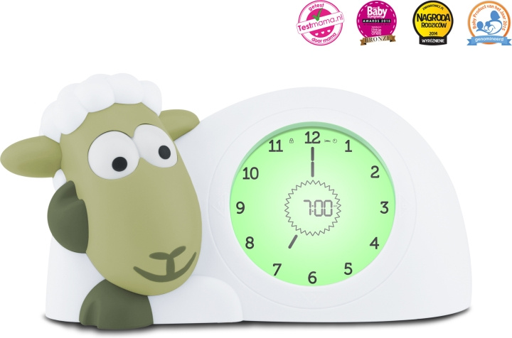 Zazu Sam sleep rhythm alarm clock, sheep, green in the group HOME, HOUSEHOLD & GARDEN / Watches & Counters / Alarmclocks at TP E-commerce Nordic AB (C68042)