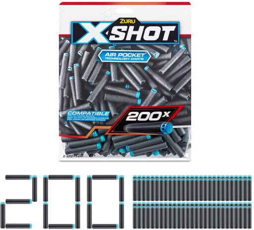 X-Shot Excel Foam Darts - refill pack, 200 rounds in the group TOYS, KIDS & BABY PRODUCTS / Toys / Action play at TP E-commerce Nordic AB (C68048)