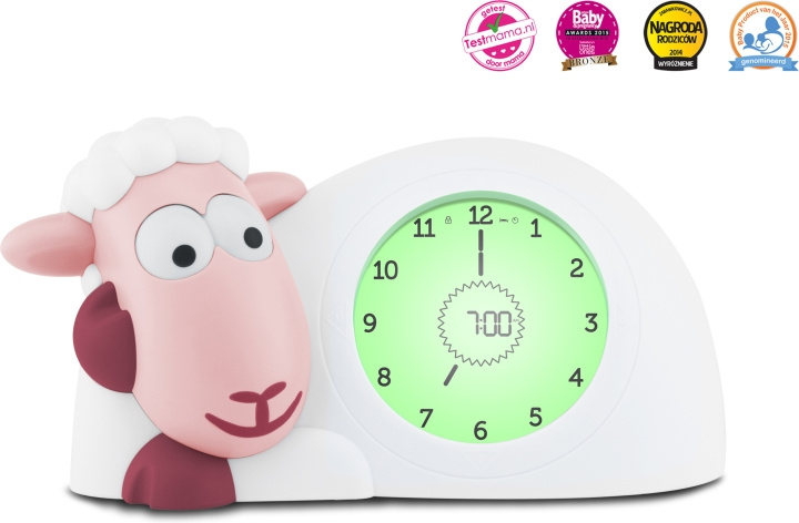 Zazu Sam sleep rhythm alarm clock, sheep, pink in the group HOME, HOUSEHOLD & GARDEN / Watches & Counters / Alarmclocks at TP E-commerce Nordic AB (C68072)