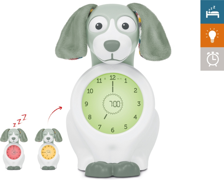 Zazu Davy sleep rhythm alarm clock, dog, green in the group HOME, HOUSEHOLD & GARDEN / Watches & Counters / Alarmclocks at TP E-commerce Nordic AB (C68097)