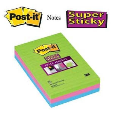 3M Post-it Super-Sticky baton 102 x 152 mm in the group HOME, HOUSEHOLD & GARDEN / Office material / Paper & Pads at TP E-commerce Nordic AB (C68126)