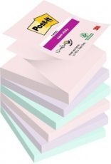 3M Post-it Nature Eko Z-notes, 76x76mm, 16 x 100 pieces, assorted colours in the group HOME, HOUSEHOLD & GARDEN / Office material / Paper & Pads at TP E-commerce Nordic AB (C68158)