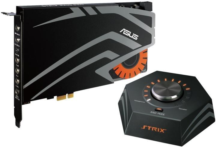 ASUS STRIX RAID PRO sound card/speaker amplifier for PCI-e bus in the group COMPUTERS & PERIPHERALS / Computer components / Sound card at TP E-commerce Nordic AB (C68252)