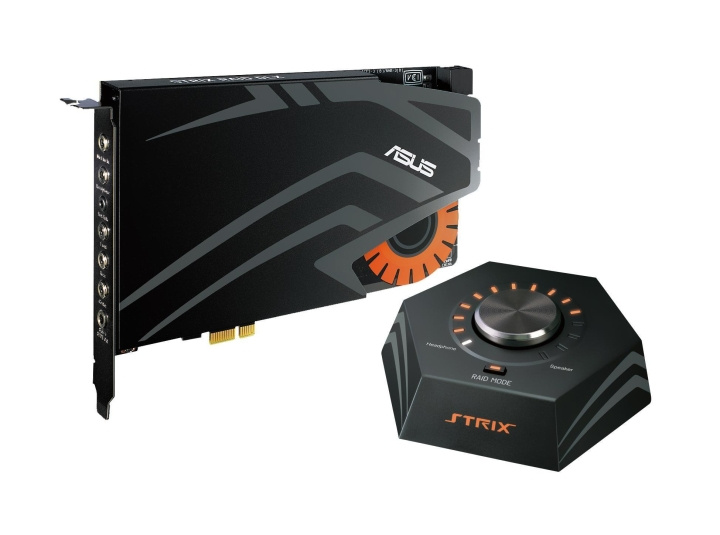 ASUS STRIX RAID DLX sound card/speaker amplifier for PCI-e bus in the group COMPUTERS & PERIPHERALS / Computer components / Sound card at TP E-commerce Nordic AB (C68253)