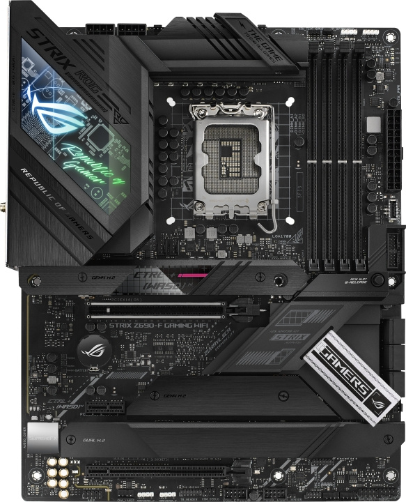 ASUS ROG STRIX Z690-F GAMING WIFI LGA 1700 ATX motherboard in the group COMPUTERS & PERIPHERALS / Computer components / Motherboard at TP E-commerce Nordic AB (C68287)