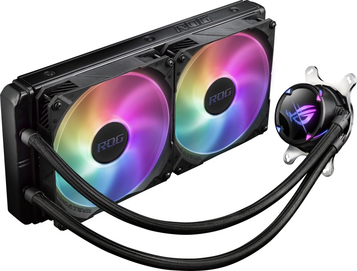 ASUS ROG STRIX LC II 280 ARGB liquid cooling system in the group COMPUTERS & PERIPHERALS / Computer components / Cooling / Processor coolers at TP E-commerce Nordic AB (C68315)