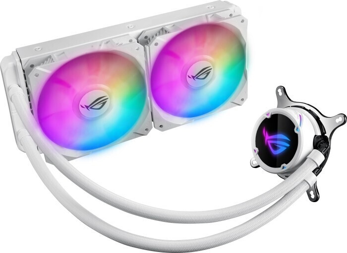 ASUS ROG STRIX LC 240 RGB White Edition liquid cooling system in the group COMPUTERS & PERIPHERALS / Computer components / Cooling / Processor coolers at TP E-commerce Nordic AB (C68318)