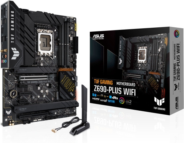 ASUS TUF GAMING Z690-PLUS WIFI LGA 1700 ATX motherboard in the group COMPUTERS & PERIPHERALS / Computer components / Motherboard at TP E-commerce Nordic AB (C68324)