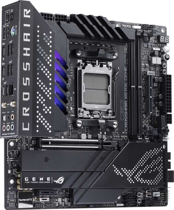 ASUS ROG CROSSHAIR X670E GENE mATX motherboard in the group COMPUTERS & PERIPHERALS / Computer components / Motherboard at TP E-commerce Nordic AB (C68364)