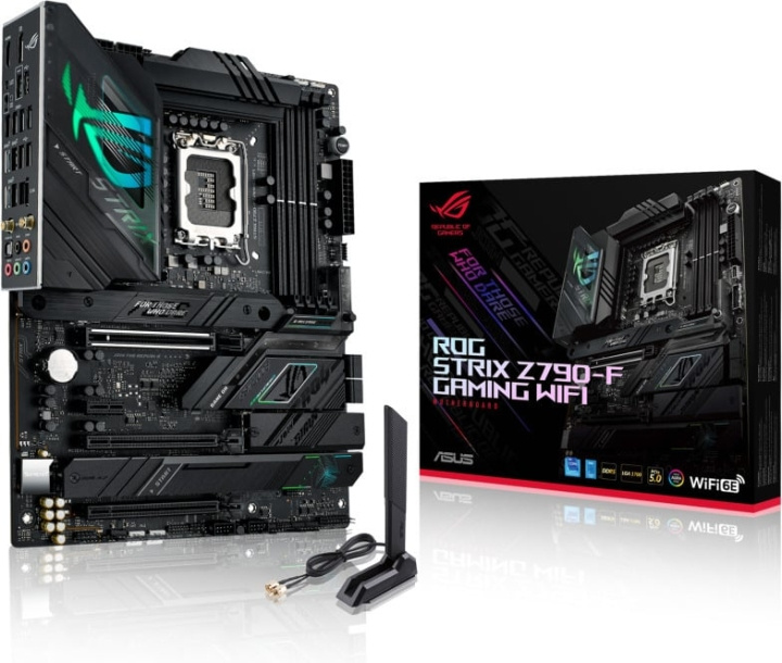 ASUS ROG STRIX Z790-F GAMING WIFI ATX motherboard in the group COMPUTERS & PERIPHERALS / Computer components / Motherboard at TP E-commerce Nordic AB (C68385)