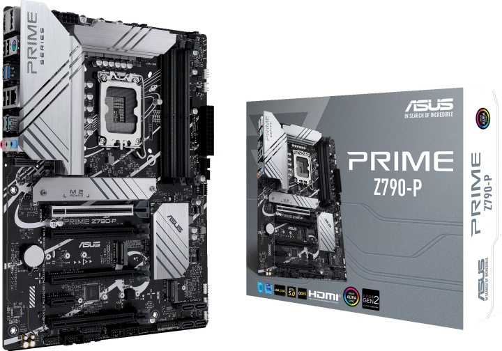 ASUS PRIME Z790-P ATX motherboard in the group COMPUTERS & PERIPHERALS / Computer components / Motherboard at TP E-commerce Nordic AB (C68391)