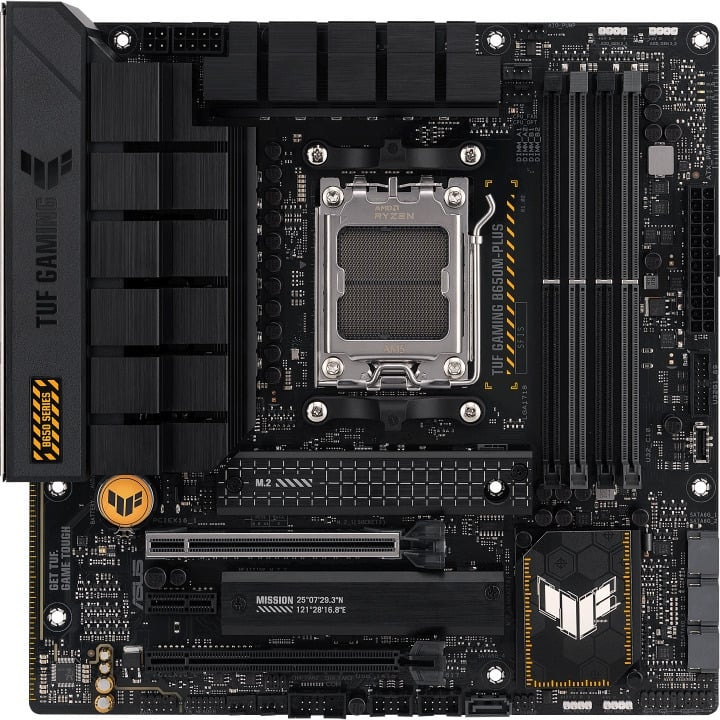 ASUS TUF GAMING B650M-PLUS mATX motherboard in the group COMPUTERS & PERIPHERALS / Computer components / Motherboard at TP E-commerce Nordic AB (C68411)