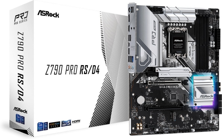 ASRock Z790 Pro RS/D4 ATX motherboard in the group COMPUTERS & PERIPHERALS / Computer components / Motherboard at TP E-commerce Nordic AB (C68426)