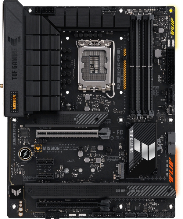 ASUS TUF GAMING H770-PRO WIFI ATX motherboard in the group COMPUTERS & PERIPHERALS / Computer components / Motherboard at TP E-commerce Nordic AB (C68432)