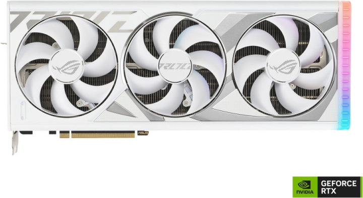 ASUS GeForce ROG-STRIX-RTX4090-24G-WHITE graphics card, white in the group COMPUTERS & PERIPHERALS / Computer components / Graphic Cards at TP E-commerce Nordic AB (C68458)