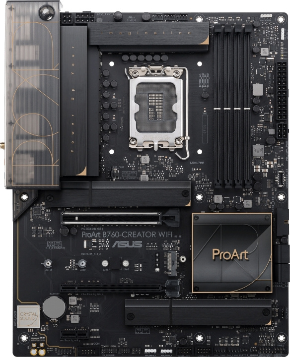 ASUS ProArt B760-CREATOR WIFI ATX motherboard in the group COMPUTERS & PERIPHERALS / Computer components / Motherboard at TP E-commerce Nordic AB (C68491)