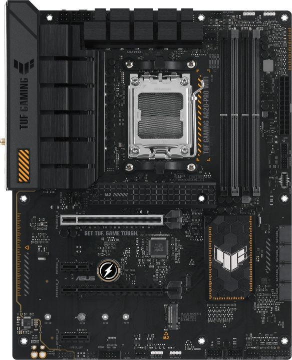 ASUS TUF GAMING A620-PRO WIFI ATX motherboard in the group COMPUTERS & PERIPHERALS / Computer components / Motherboard at TP E-commerce Nordic AB (C68494)