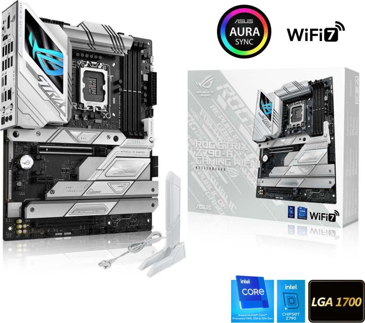 ASUS ROG Strix Z790-A Gaming WiFi II ATX motherboard in the group COMPUTERS & PERIPHERALS / Computer components / Motherboard at TP E-commerce Nordic AB (C68527)