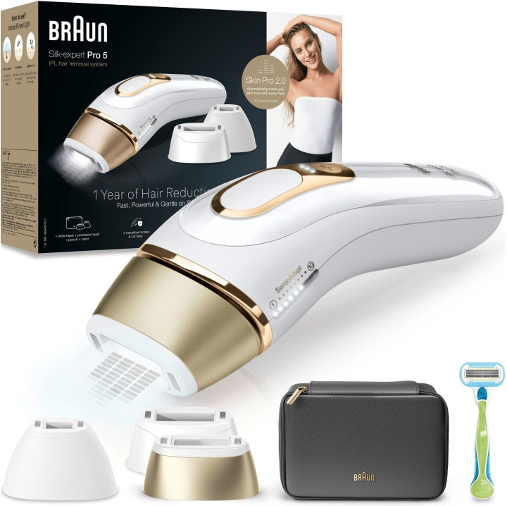 Braun IPL Silk-expert Pro 5 PL5242 IPL device in the group BEAUTY & HEALTH / Hair & Styling / Hair removal / IPL & Laser at TP E-commerce Nordic AB (C68596)