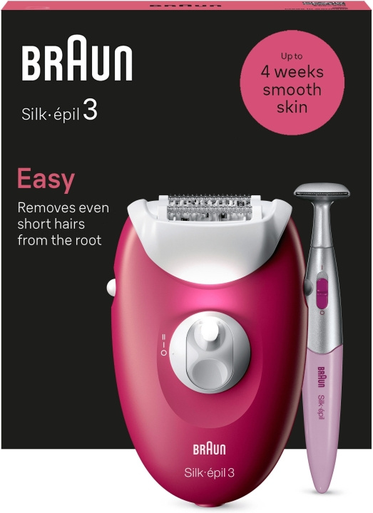 Braun Silk Epil 3 3-202 epilator in the group BEAUTY & HEALTH / Hair & Styling / Hair removal / Epliators at TP E-commerce Nordic AB (C68597)