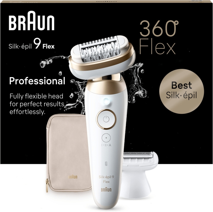 Braun Silk Epil 9 Flex 3D 9-041 epilator in the group BEAUTY & HEALTH / Hair & Styling / Hair removal / Epliators at TP E-commerce Nordic AB (C68601)