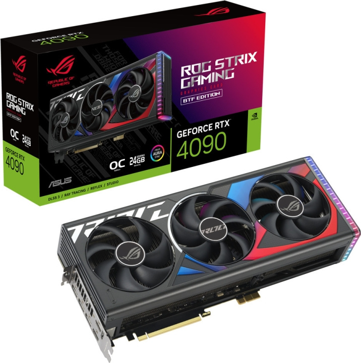ASUS GeForce ROG-STRIX-RTX4090-O24G-BTF-GAMING graphics card in the group COMPUTERS & PERIPHERALS / Computer components / Graphic Cards at TP E-commerce Nordic AB (C68603)