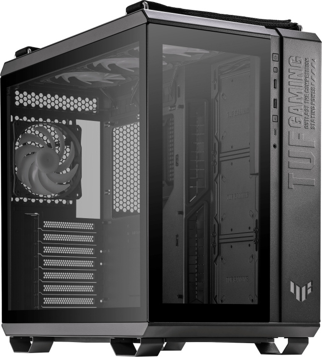 ASUS TUF Gaming GT502 PLUS TG ARGB ATX case with window, black in the group COMPUTERS & PERIPHERALS / Computer components / Chassis at TP E-commerce Nordic AB (C68607)