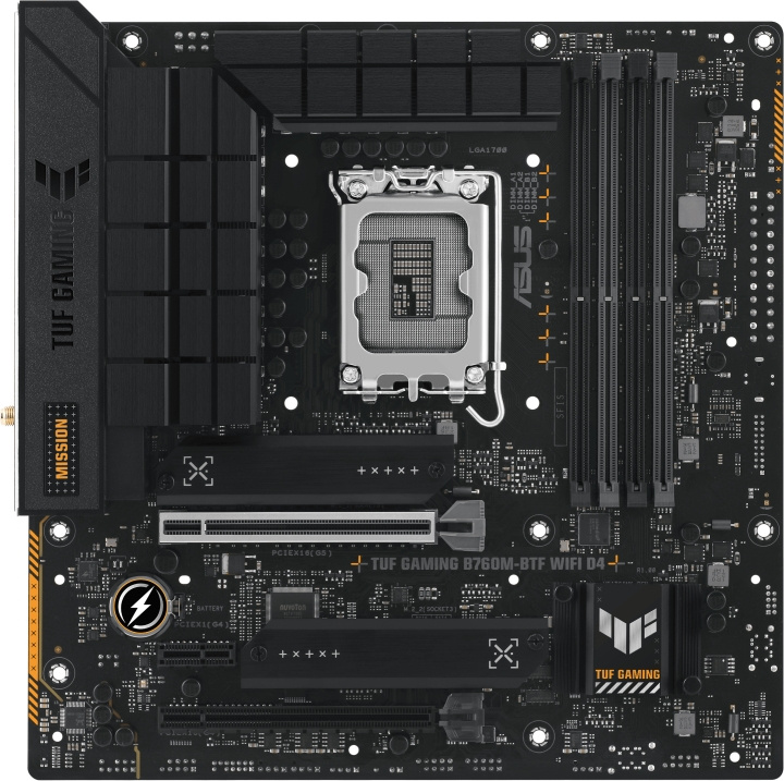 ASUS TUF GAMING B760M-BTF WIFI D4 ATX motherboard in the group COMPUTERS & PERIPHERALS / Computer components / Motherboard at TP E-commerce Nordic AB (C68625)