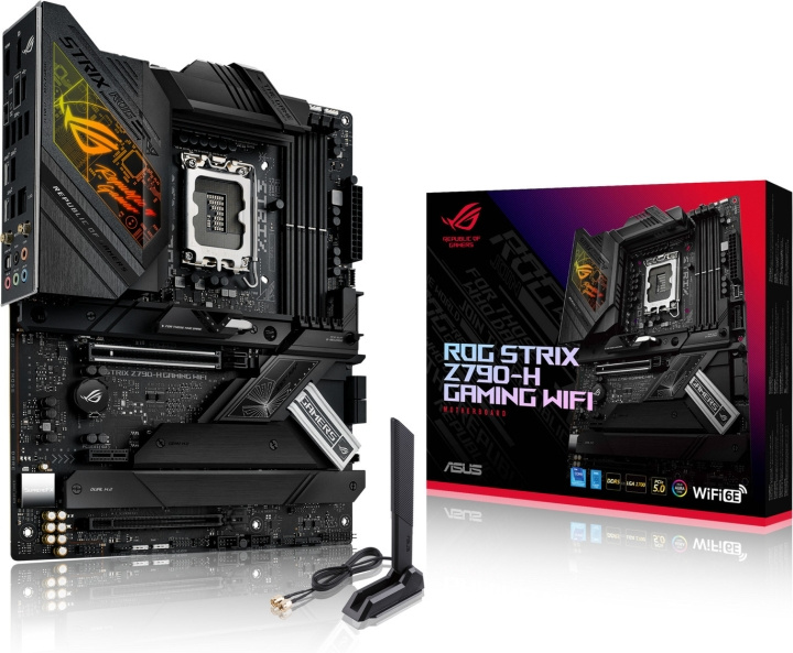 ASUS ROG STRIX Z790-H GAMING WIFI ATX motherboard in the group COMPUTERS & PERIPHERALS / Computer components / Motherboard at TP E-commerce Nordic AB (C68627)