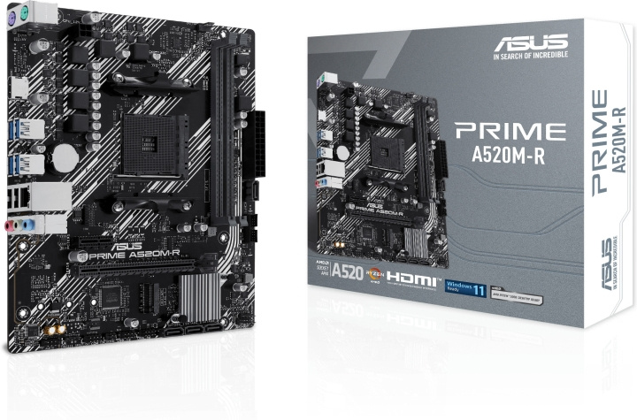 ASUS PRIME A520M-R mATX motherboard in the group COMPUTERS & PERIPHERALS / Computer components / Motherboard at TP E-commerce Nordic AB (C68630)