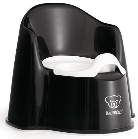 BabyBjörn Potty Chair, black and white in the group TOYS, KIDS & BABY PRODUCTS / Baby Gadgets / Potties at TP E-commerce Nordic AB (C68646)