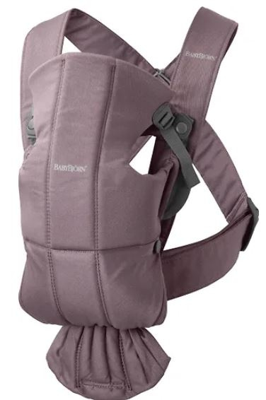 BabyBjörn Mini Cotton backpack, Dark Purple in the group TOYS, KIDS & BABY PRODUCTS / Baby Gadgets / Care & Hygiene at TP E-commerce Nordic AB (C68648)