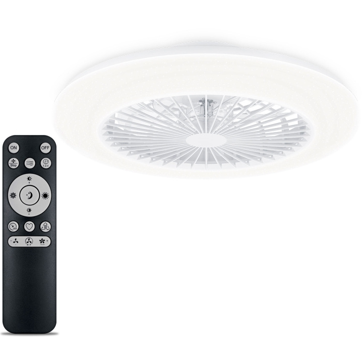 Philips Amigo Takfläkt med LED-belysning Varm-/kallvitt 4000 lm in the group HOME, HOUSEHOLD & GARDEN / Fans & Climate products / Floor standing fans at TP E-commerce Nordic AB (C68772)