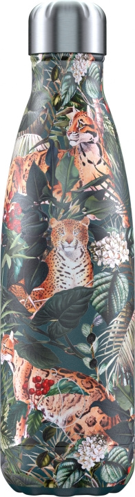 Chilly\'s Bottles Chilly\'s thermos flask, Tropical Leopard, 500 ml in the group Sport, leisure & Hobby / Outdoor recreation / Thermoses & Water Bottles at TP E-commerce Nordic AB (C69018)