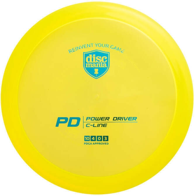 Discmania Originals C-line PD driver, yellow in the group Sport, leisure & Hobby / Sports equipment / Frisbee golf at TP E-commerce Nordic AB (C69035)