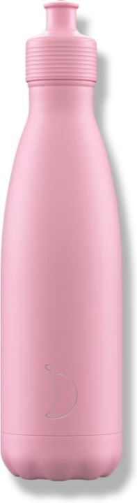 Chilly\'s Bottles Chilly\'s Sports thermos flask, Pink, 500 ml in the group Sport, leisure & Hobby / Outdoor recreation / Thermoses & Water Bottles at TP E-commerce Nordic AB (C69050)