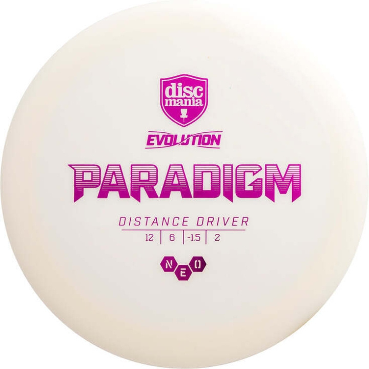 Discmania Evolution Neo Paradigm driver, white in the group Sport, leisure & Hobby / Sports equipment / Frisbee golf at TP E-commerce Nordic AB (C69081)