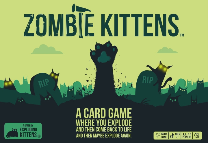 Exploding Kittens Zombie Kittens Nordic - card game in the group TOYS, KIDS & BABY PRODUCTS / Toys / Board games / Family Games at TP E-commerce Nordic AB (C69120)