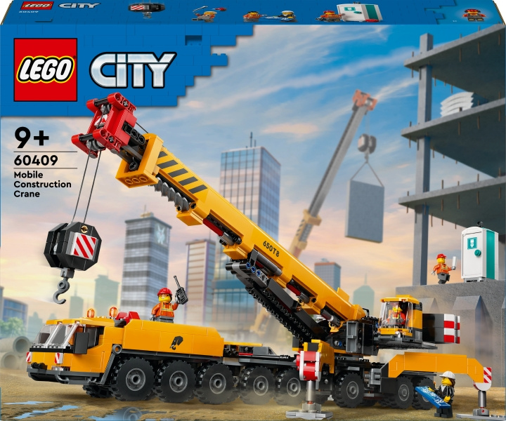 LEGO City Big Vehicles 60409 - Yellow mobile construction crane in the group TOYS, KIDS & BABY PRODUCTS / Toys / Building toys / Lego at TP E-commerce Nordic AB (C69274)