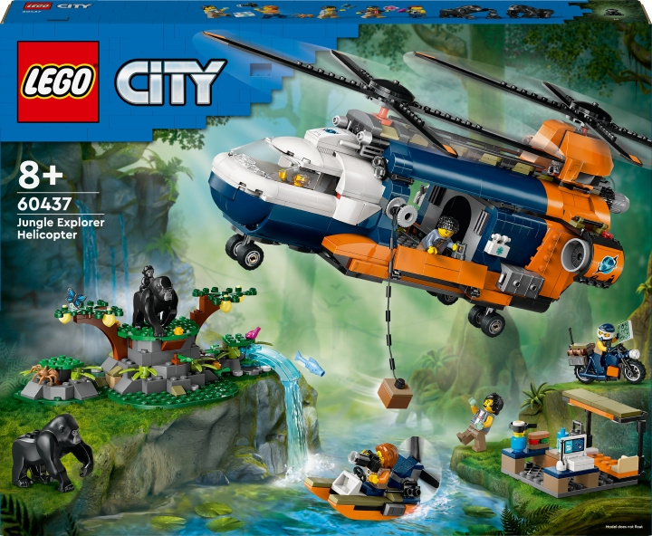 LEGO City Exploration 60437 - Jungle explorer helicopter in camp in the group TOYS, KIDS & BABY PRODUCTS / Toys / Building toys / Lego at TP E-commerce Nordic AB (C69276)